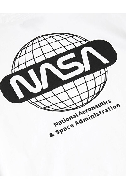 Marks & Spencer Saf Pamuklu NASA™ T-Shirt (2-8 Yaş)