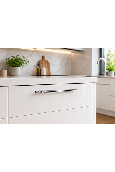 Haskan Miray Kulp 160mm Krom. Dolap, Çekmece ve Mobilya için