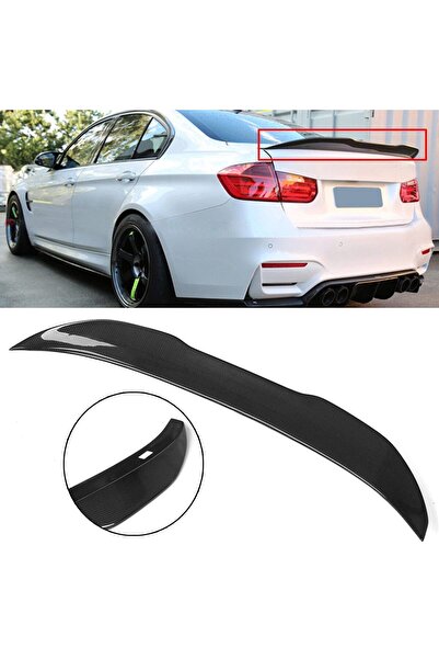 autogp Bmw f30 psm bagaj üstü spoiler siyah boyalı 2012 / 2018