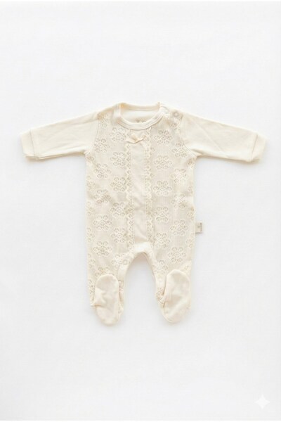 ZEYNUKO Baby Girl Lace 10-Piece Newborn Hospital Take-Home Bodysuit Set Boxed