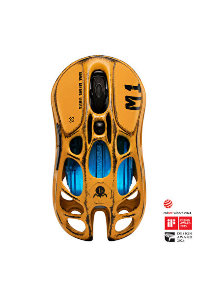 Gravastar Mercury M1 Pro 26.000 DPI Optik Gaming Mouse, Kablosuz, Battle-Worn...
