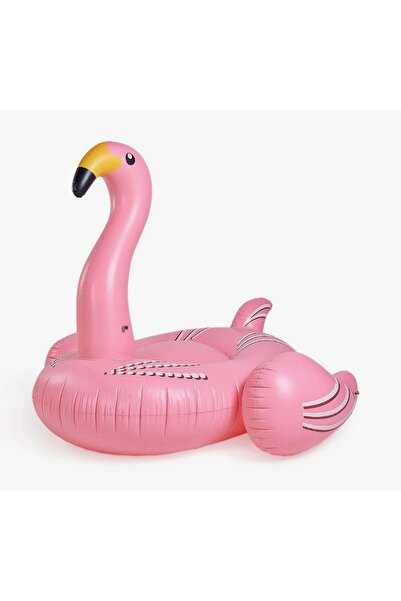 TOHA Intex Şişme Pembe Flamingo Deniz Yatağı | 147×140x94 cm Tutma Kulplu Dev...