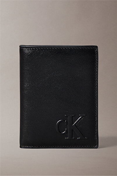 Calvin Klein Bold Ck Ns Bill Fold Erkek Cüzdan Siyah