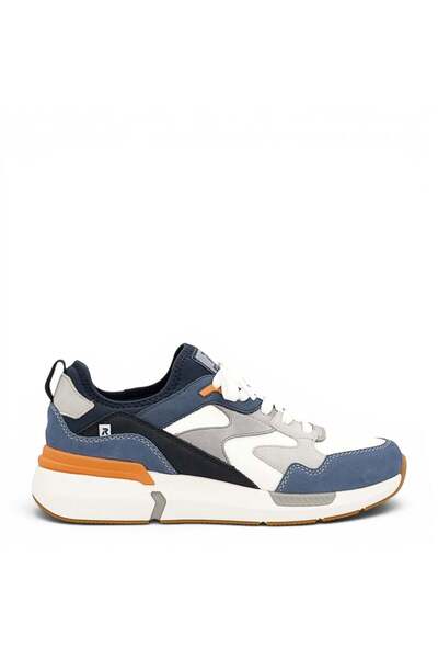 Rieker Pantofi sport bărbătești, SOFT, U1403-14 albastru, - piele 42