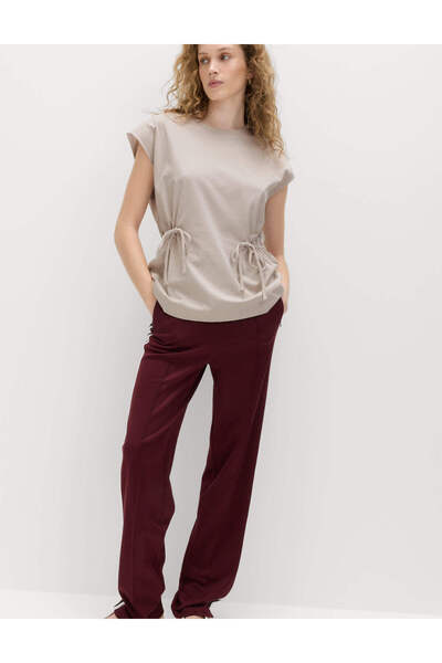 Marks & Spencer Pamuklu Bel Detaylı T-Shirt
