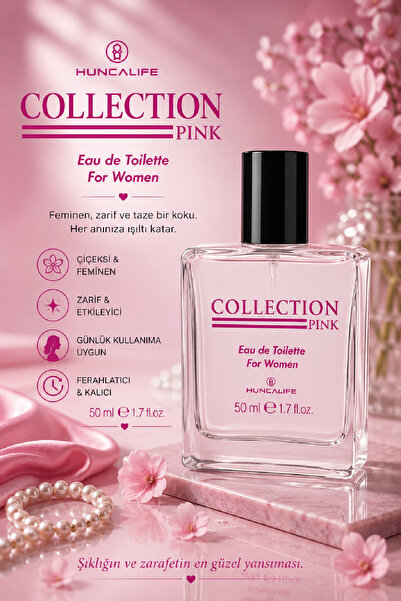 Huncalife Collection Pink Edt 50 ml Kadın Parfüm 8690973722645D027671