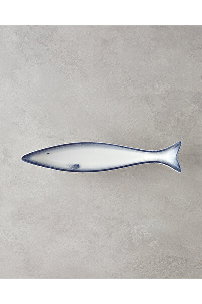 English Home Marinova Porselen Çerezlik 27 cm Mavi-Beyaz