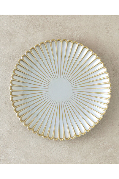 English Home Fiore New Bone China Servis Tabağı Gri