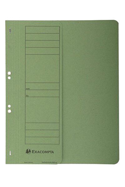 Exacompta Dosar din carton cu capse 1/2, verde