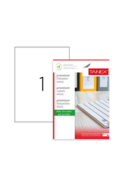 Generic Brand Etichetă autoadezivă A4 TW-2000, 210×297 mm, 100 de coli, pentr...