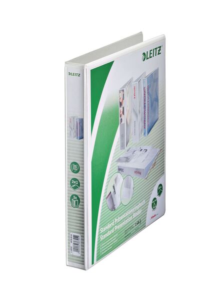Leitz Mechanical Notebook A4 2 Rings 25mm/44mm White Maxi Panorama