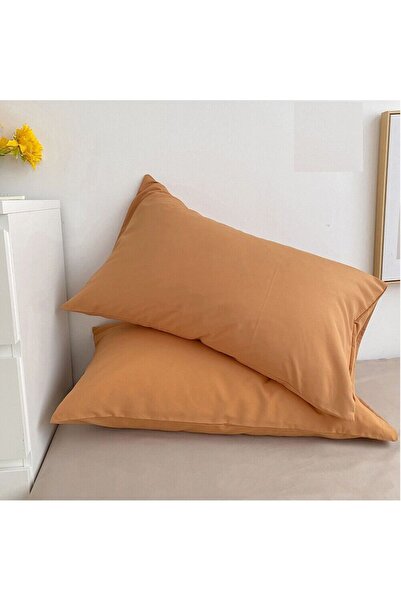 Kotonia Home Set de 2 fețe de pernă, 100% bumbac, culoare uni ranforce, 40x40...