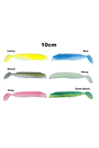 Fujin Salt Eel Body 10cm x3 Silikon Yem Gövde