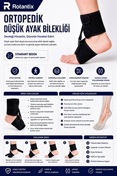 Luxury Foot Up Medical Orthopedic Low Ankle Bracelet