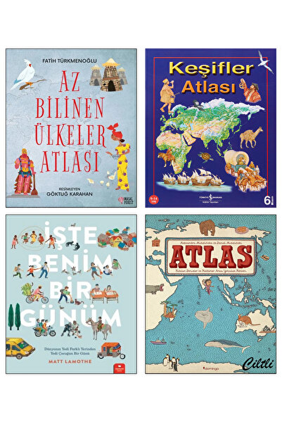 Domingo Yayınevi Az Bilinen Ülkeler Atlası Keşifler Atlası İşte Benim Bir Gün...