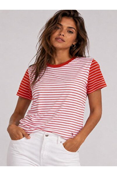 Tommy Hilfiger Striped Organic Women's T-Shirt