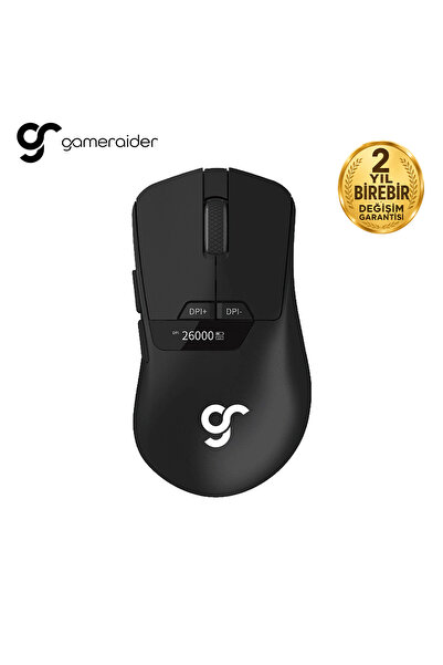 M OLED 8K Hz RGB OLED Display 26,000 dpi Black Wireless Gaming Mouse