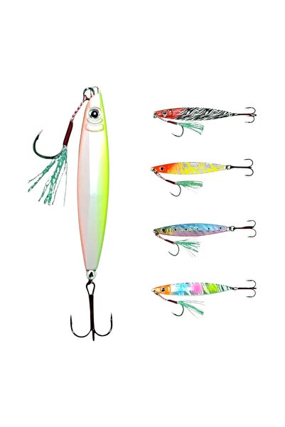 SF Jig Sardin 29gr - 67mm - 5 Adet Jig Set- Levrek, Palamut, Lüfer, Çinekop, ...