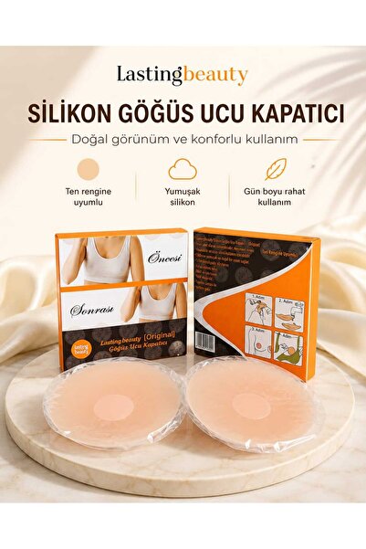 lasting beauty Silikon Göğüs Ucu Kapatıcı Kadın Ten Meme Ucu Kapatıcı Kadın I...