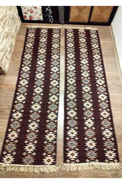 OEM Covoare traditionale 1+1, 60 x 150 cm, maro