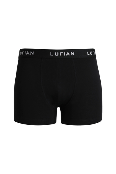 Lufian Dany Erkek Pamuklu Boxer Siyah
