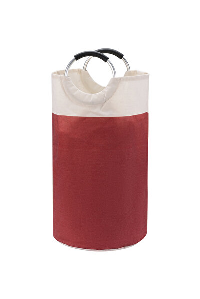 Lawazim Waterproof Laundry Basket with Foam Protected Aluminum Handles - Red ...