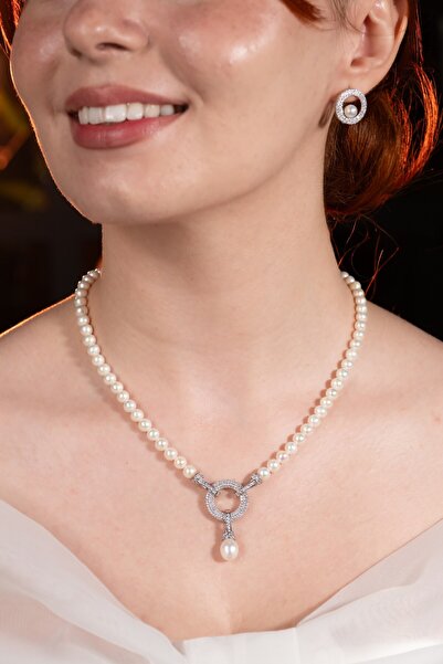 İLK İNCİ TAKI Gerçek Doğal İnci Set – ST098