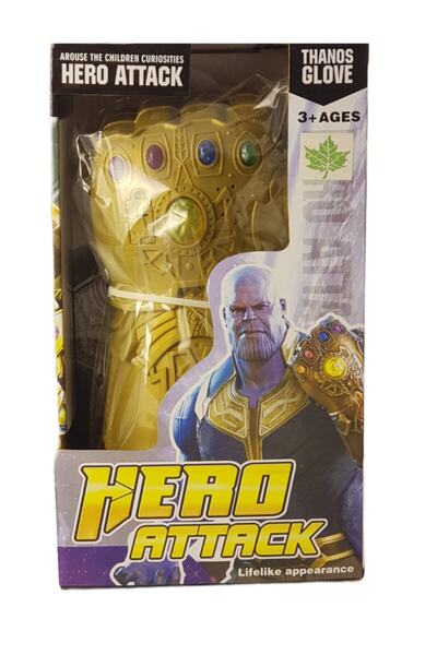 SRT Oyuncak Işıklı Sesli Thanos Eldiveni - taşlı Avengers Infinity Elektronik...