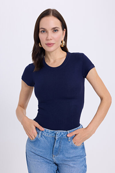 Tudors Bluză de damă, slim fit, cu decolteu rotund, din țesătură de viscoză, ...