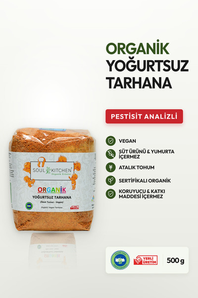 Soul Kitchen Organik Ürünler Organik Sertifikalı Yoğurtsuz Tarhana Vegan Katk...
