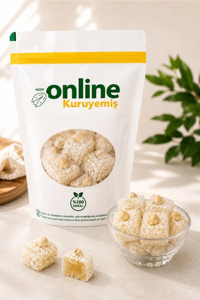 Nizip Online Kuruyemiş Lokum with Nuts - 500 Gr