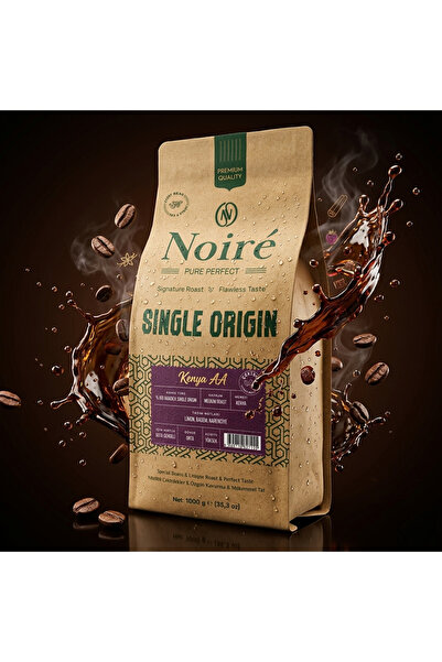 Noire Coffee قهوة نوير كينيا AA 1 كجم - 100% أرابيكا، متوسطة التوازن، قهوة فا...