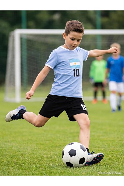 Civil Boys Argentina štampani set od 2 delova za uzrast 6-9 godina - pamučni ...