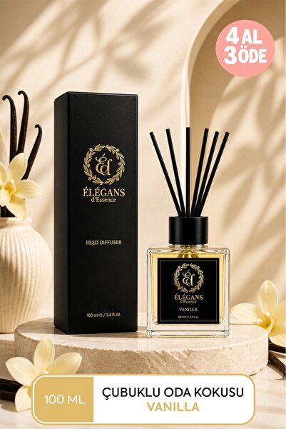 ÉLÉGANS d'Essence Çubuklu Oda Kokusu , VANİLYA , 100 ml