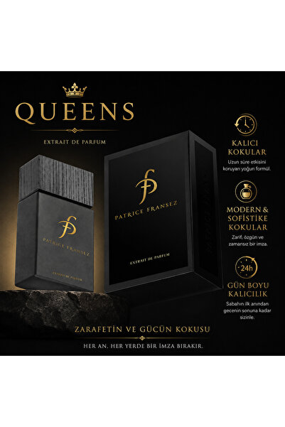 Patrice Fransez Paris QUEENS BEYOND LİMİTS COLLECTİON-50 ML Unisex Parfüm-Ext...