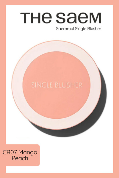 THE SAEM Sebum Kontrolü Sağlayan Tekli Toz Allık - Saemmul Single Blusher - C...