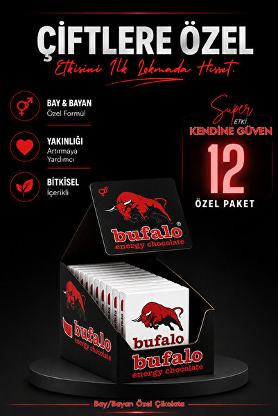 bufalo ÇİKOLATA 12 LI PAKET