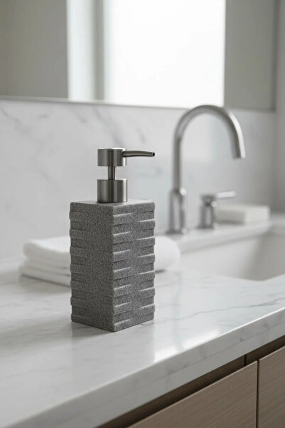 Bereketli Store Acar Marble Look Geometric Cascading Liquid Soap Dispenser | ...