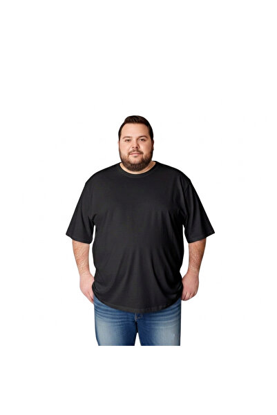 sngl Erkek Büyük Beden Oversize Kısa Kollu T-shirt 3xl 4xl 5xl 6xl 7xl 8xl 9x...