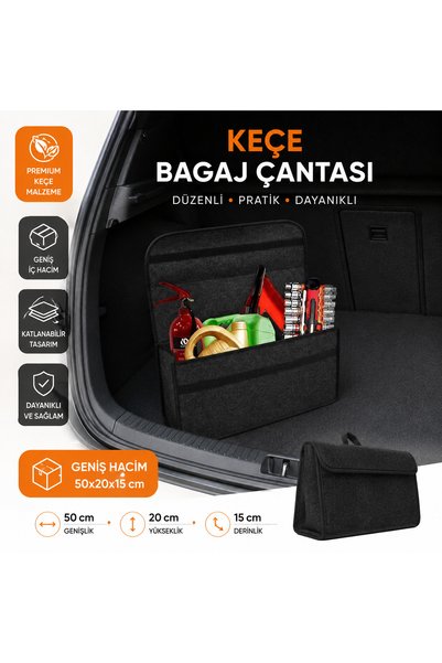 baffhome Araç Bagaj Düzenleyici Çanta Organizer Araba Çantası Düzenleme Aksesuarları
