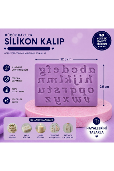 Dr.Paste Silikon Kalıp Küçük Harfler