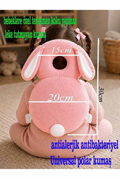 Teknor Bebek Kafa Koruma Yastığı Tavşan Model 20x30 Ebat