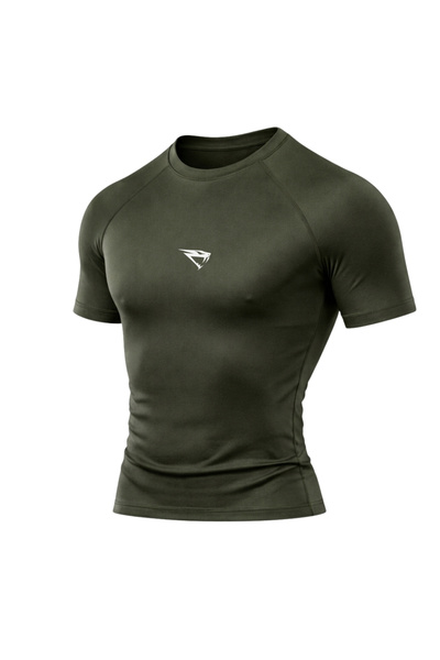 GYMVIPER Compression Erkek Haki Tişört