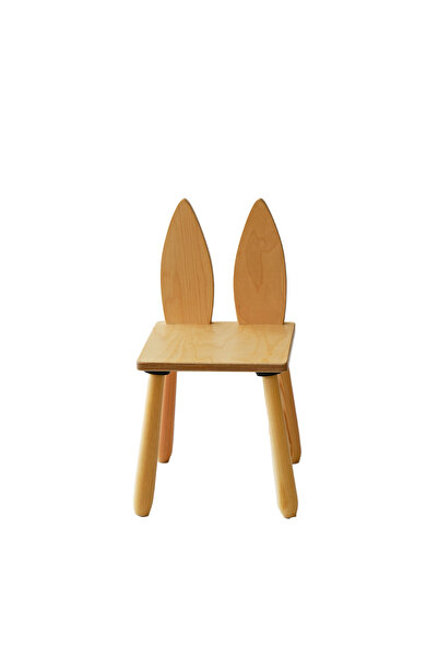 Woodnjoy Wood & Joy Doğal Ahşap Çocuk Sandalye Tilki