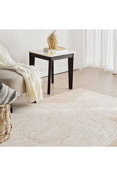 PAN HOME سجادة يارني ذات نسيج مميز 160×230 سم - لون طبيعي