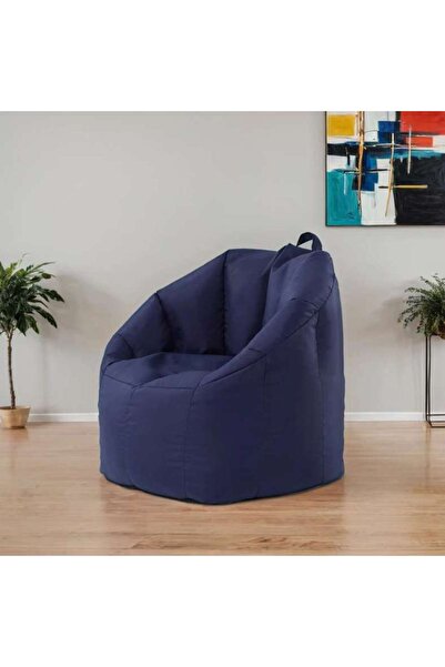 PAN HOME Adam Filled Bean Bag Chair 81.5x71x62.3cm - Blue