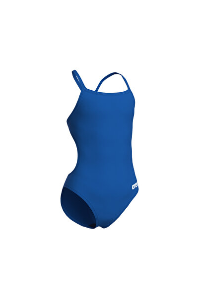 ARENA Women's Team Swimsuit Challange Solid/blue Cosmo