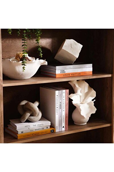 PAN HOME Barbera Barey Coffee Table Book 26.4x19x2.4cm - White