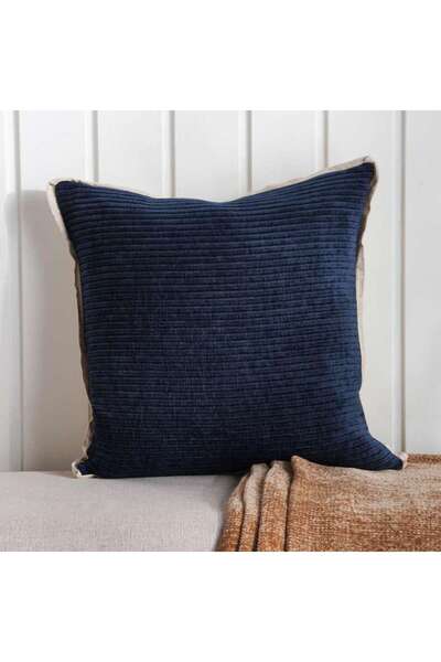 PAN HOME Boston Feather Filled Cushion 50x50cm - Blue