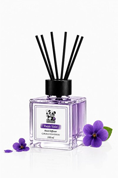 Rosie Purple Violet Reed Diffuser Çubuklu Oda Kokusu 100 ml